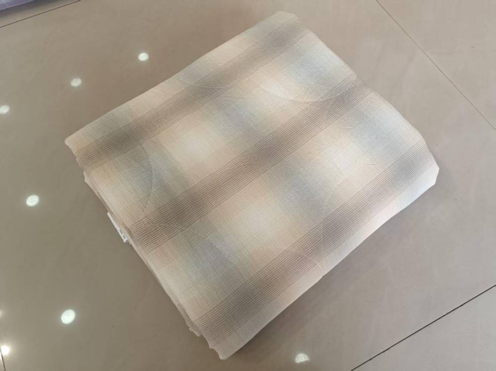 纯棉水洗棉夏被