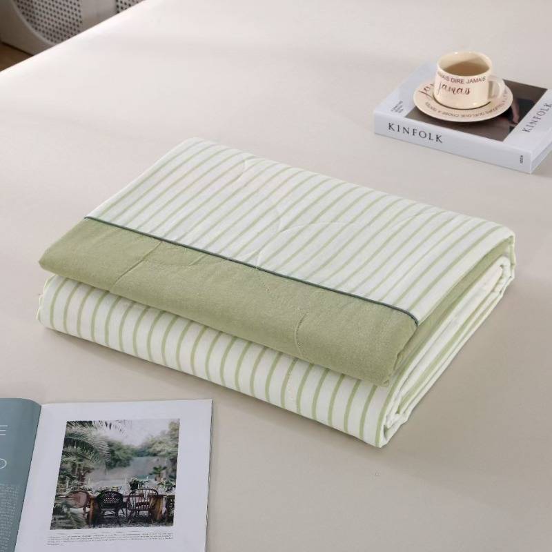 果绿色国风系列夏被